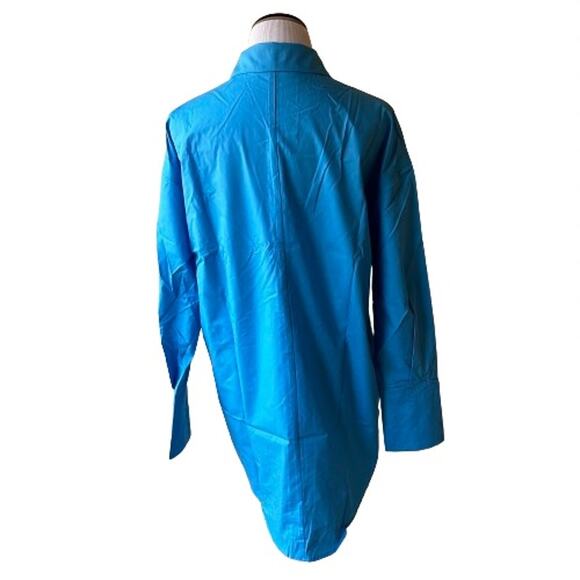 NWT 4th & Reckless Blue Capri Oversized Shirt. Size M - Picture 9 of 13
